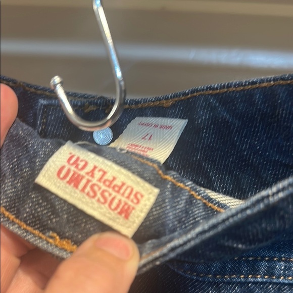 Mossimo Supply Co Blue Gray Mini Skirt Casual - Picture 2 of 6